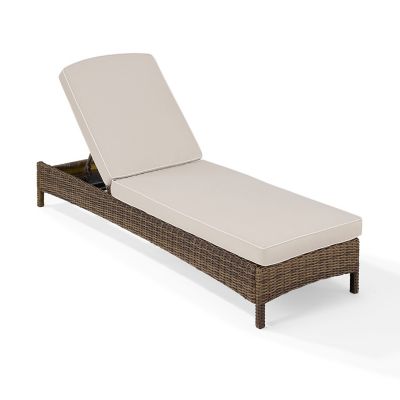 Image showing 2 th Crosley Bradenton Wicker Patio Chaise Lounge