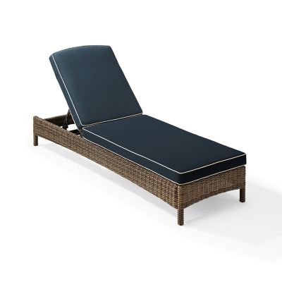 Image showing 2 th Crosley Bradenton Wicker Patio Chaise Lounge