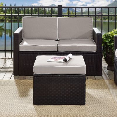 Image showing  Palm Harbor Wicker Ottoman