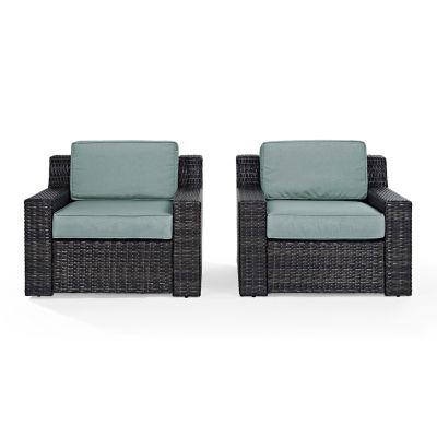 Image showing  2 pc. Beaufort Outdoor Wicker Chair Set