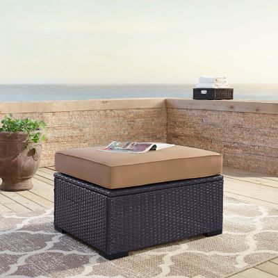 Crosley Biscayne Wicker Ottoman