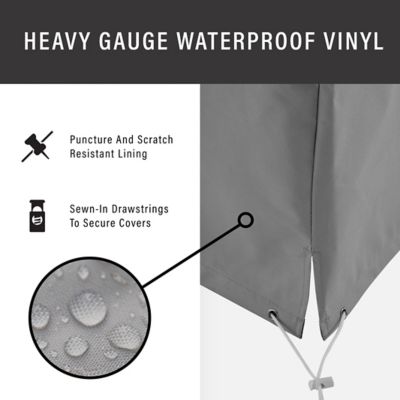 Image showing  2 pc. Furniture Cover Set, Gray 1