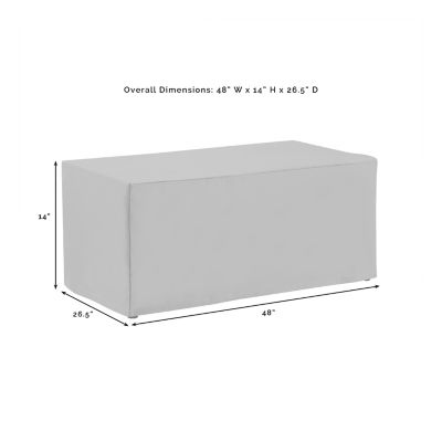 Image showing 6 th Crosley 3 pc. Furniture Cover Set, Gray 1