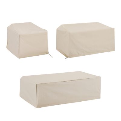 Crosley Furniture Cover Set, 3 pc., Tan, MO75003-TA