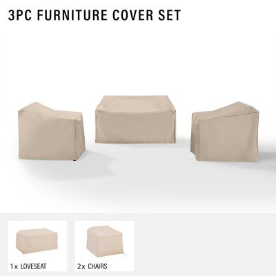 Image showing  Furniture Cover Set, 3 pc., Tan, MO75004-TA