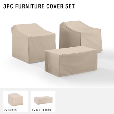 Image showing  Furniture Cover Set, 3 pc., Tan, MO75005-TA