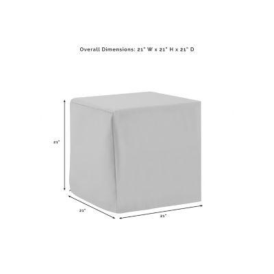 Image showing 8 th Crosley 5 pc. Furniture Cover Set, Gray 2