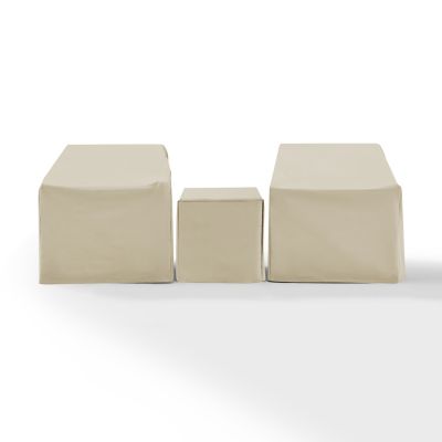 Image showing  Furniture Cover Set, Tan, 3 pc.