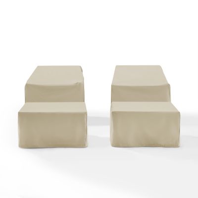 Image showing  Furniture Cover Set, Tan, 4 pc.