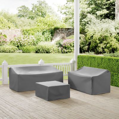 Crosley 3 pc. Sectional Cover Set, Gray, MO75010-GY