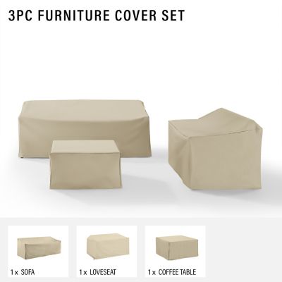 Image showing  3 pc. Sectional Cover Set, Tan, MO75010-GY