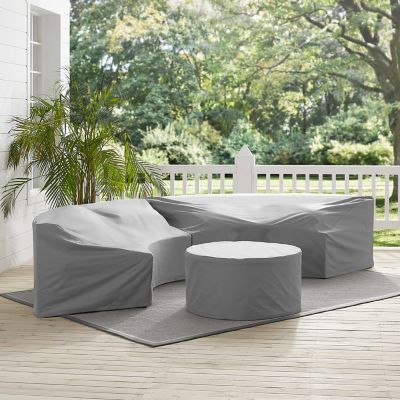 Crosley Catalina Furniture Cover Set, Gray, 4 pc.