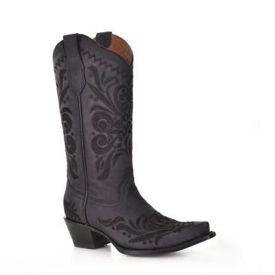 Circle G Women's Filigree Boots, Black