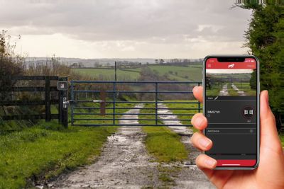 Image showing  Single Swing Estate Smart-Ready Heavy-Duty Gate Opener Combo Kit for Gates Up to 18 ft. L or 850 lb.