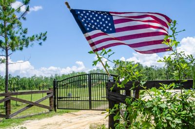 Image showing  Dual Swing Estate Smart Ready Heavy-Duty Gate Opener Kit for Gates Up to 18 ft. L or 850 lb. Per Gate Leaf