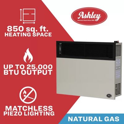 Image showing  32.3 in. Natural Gas Direct-Vent Wall-Mounted Heater, 825 sq. ft., 25,000 BTU