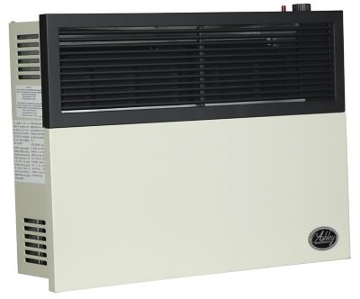 Ashley 17,000 BTU Direct Vent Propane Heater This heater fits nicely on the garage wall
