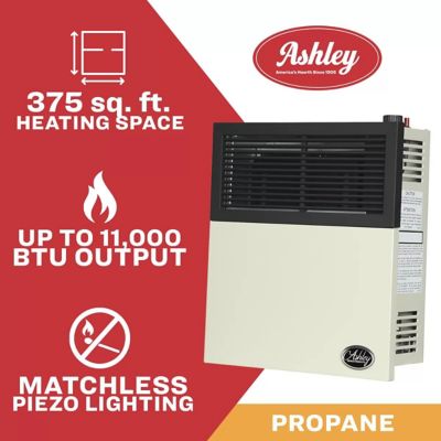 Image showing  17.25 in. Propane Gas Direct-Vent Heater, 375 sq. ft., 11,000 BTU