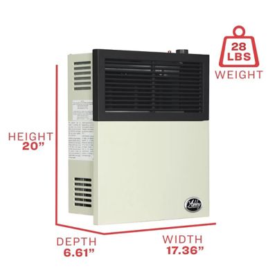 Image showing  17.25 in. Propane Gas Direct-Vent Heater, 375 sq. ft., 11,000 BTU