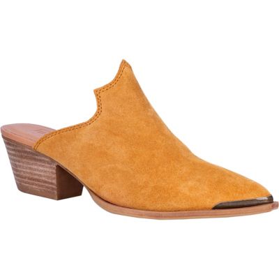 womens leather mules shoes
