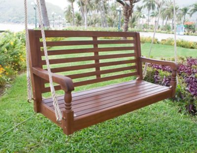 Image showing  Nantucket Swing Bench, 500 lb. Capacity, 20.28 in. x 46.46 in. x 22.24 in., 14.82 in. x 42.91 in. Seat Size