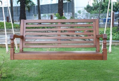 Image showing  Nantucket Swing Bench, 500 lb. Capacity, 20.28 in. x 46.46 in. x 22.24 in., 14.82 in. x 42.91 in. Seat Size