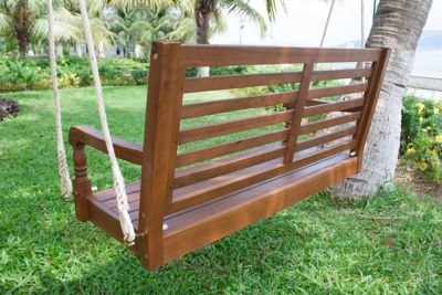 Image showing  Nantucket Swing Bench, 500 lb. Capacity, 20.28 in. x 46.46 in. x 22.24 in., 14.82 in. x 42.91 in. Seat Size