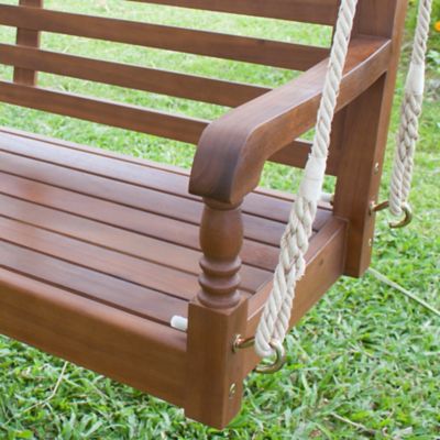 Image showing  Nantucket Swing Bench, 500 lb. Capacity, 20.28 in. x 46.46 in. x 22.24 in., 14.82 in. x 42.91 in. Seat Size