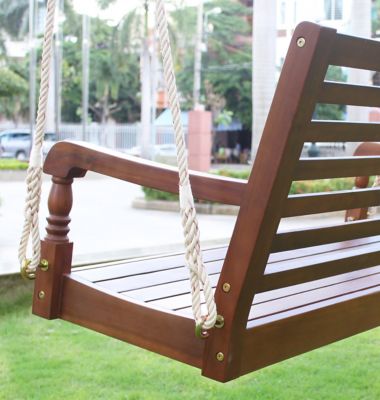 Image showing 5 th northbeam Nantucket Swing Bench, 500 lb. Capacity, 20.28 x 46.46 x 22.24in., 14.82 x 42.91in. Seat Size