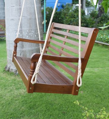 Image showing 7 th northbeam Nantucket Swing Bench, 500 lb. Capacity, 20.28 x 46.46 x 22.24in., 14.82 x 42.91in. Seat Size