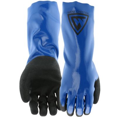 West Chester Nitrile-Coated 14 in. Long Gloves, 1 Pair, Sandy Foam