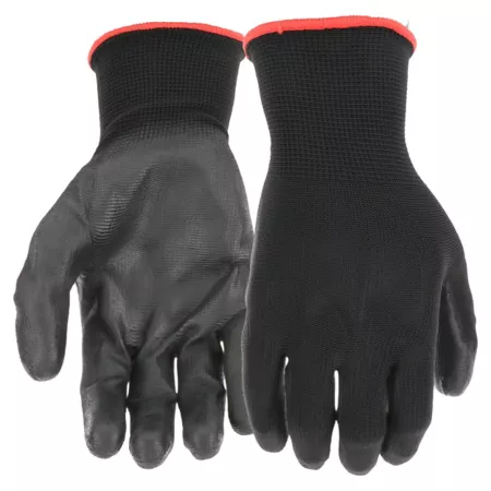 West Chester Men's Polyester PU Coated Knit Work Gloves 1 Pair Gardening Gloves