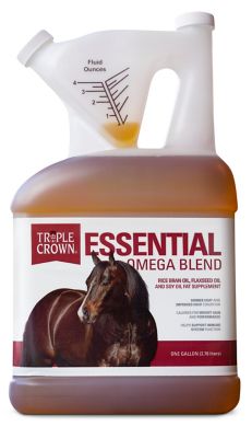 Triple Crown Essential Omega Blend Horse Feed, 1 gal.