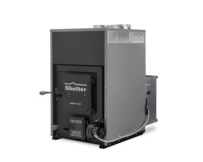 Image showing  Wood-Burning EPA 2020 Indoor Furnace with Warm Air Furnace Tool Set, 2,500 sq. ft., 152,000 BTU