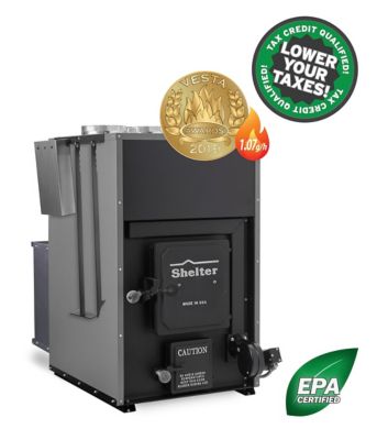 Shelter EPA 2020 Wood Indoor Furnace includes Warm Air Furnace Tool Set at  Tractor Supply Co.
