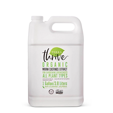 Terra 1 gal. Thrive Worm Castings Extract Liquid Concentrate Soil Conditioner