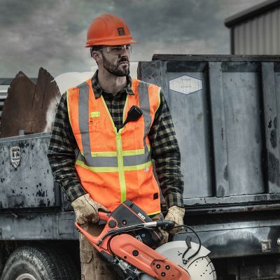 Image showing  Men's Hi-Vis ANSI II Premium Safety Outdoor Goods Vest