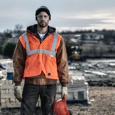 Image showing  Unisex Adult Hi-Vis ANSI II Mesh Safety Vest