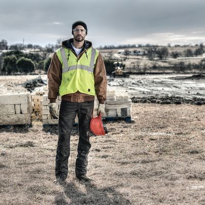 Image showing  Unisex Adult Hi-Vis ANSI II Mesh Safety Vest