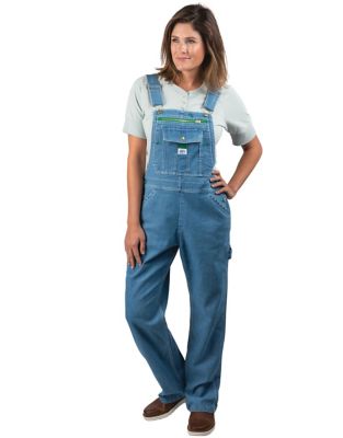 Liberty Women's Stone Washed Denim Bib Overalls