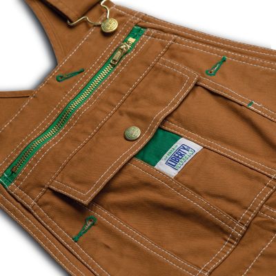 Image showing  Women's Washed Duck Bib Overalls, 8.3 oz.