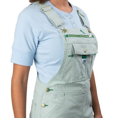 Image showing  Women's Washed Duck Bib Overalls, 8.3 oz.