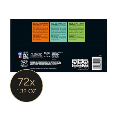 Image showing  Perfect Portions Wet Cat Food Cuts in Gravy Variety pk., 2.6 oz. Twin-Pack Trays