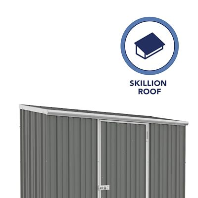 Image showing  7 x 3ft. Space Saver Metal Shed