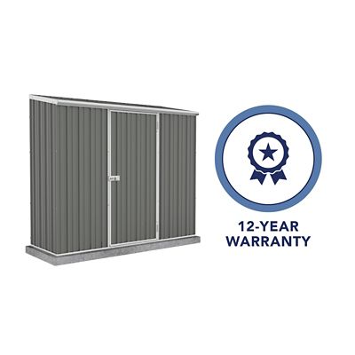 Image showing 5 th ABSCO 7 x 3ft. Space Saver Metal Shed