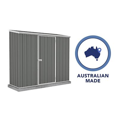 Image showing 7 th ABSCO 7 x 3ft. Space Saver Metal Shed
