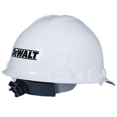 Image showing  Class G/E Cap Style Hard Hat with 6-Point Ratchet Suspension, White