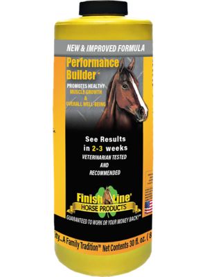 Finish Line Performance Builder Horse Muscle Development Supplement, 30 oz.