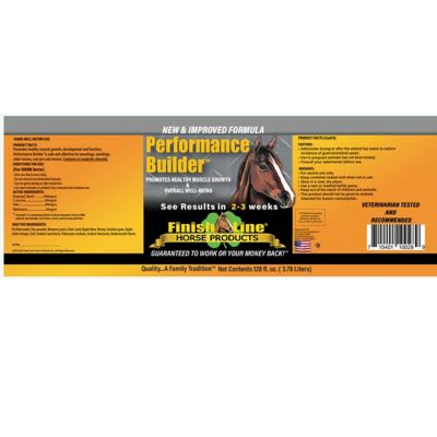 Image showing  Performance Builder Horse Muscle Development Supplement, 30 oz.