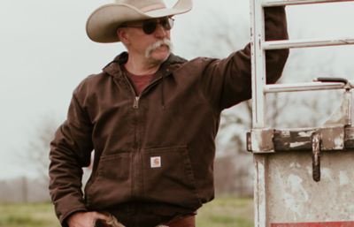 Image showing 8 th Carhartt Men's Loose Fit Washed Duck Insulated Active Jacket